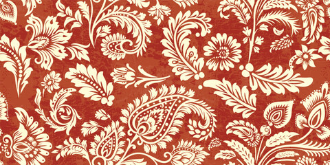 Ethnic Motifs Ikat floral paisley embroidery floral. ikat Saree Sarong oriental pattern traditional.Ikat embroidery style abstract embroidery design for texture,fabric,clothing,wrapping,decoration