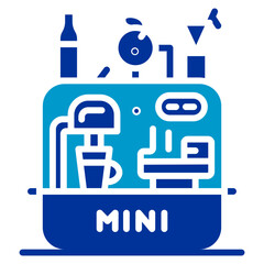 Obraz premium Minibar Icon
