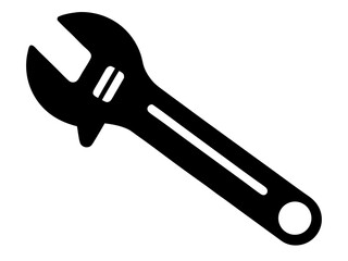 Wrench Silhouette Vector | Wrench SVG Icon for Cricut, DIY Crafts