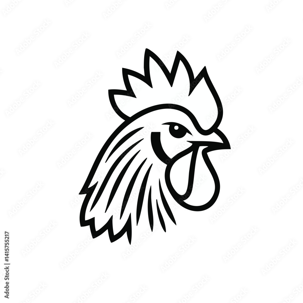 Aufkleber abstract shapes and lines vector art in simple composition modern vector illustration