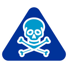 Chemical Hazard Sign Icon