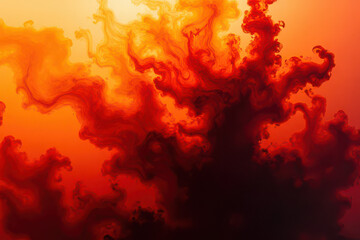 Mesmerizing Ink in Water: Abstract Experimental Photography with Vibrant Colors