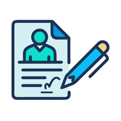  Unique Autograph Signing Icon Design