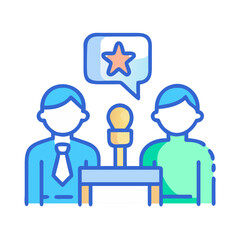  Celebrity Interview Icon for Media