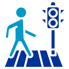 Smart Crosswalk Icon