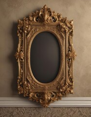 Elegant vintage frames on damask, ornate border ,  picture frame,  damask,  elegant