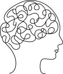 Brain Logo Identity Sketch