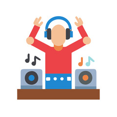  Modern DJ Performance Icon for Parties
