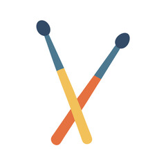  Drumsticks Icon for Musicians