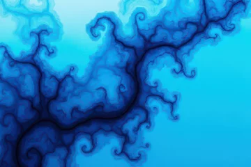Mesmerizing Ink in Water Photography: Cyan & Powder Blue Swirls Create Dreamlike Patterns