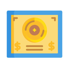  Creative Gold Record Icon Design