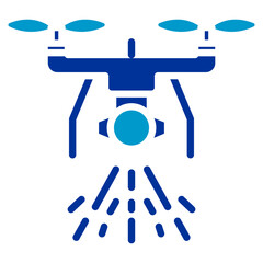 Police Drone Vector Icon