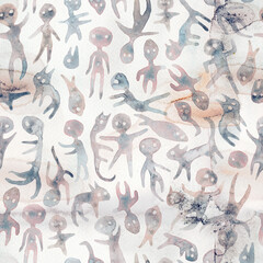 Dark Gothic Anatomical Skeleton Seamless Pattern. Macabre Bone-Inspired Fantasy Design.