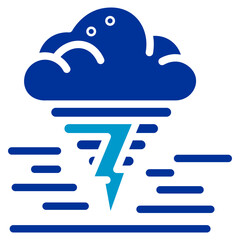 Supercell Thunderstorm Icon