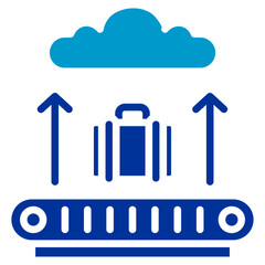 Baggage Handling Vector Icon