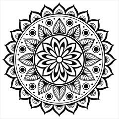mandala ornament vector