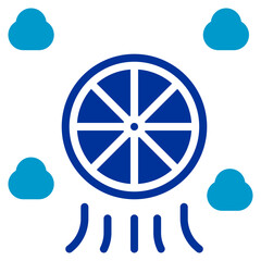 Clean Air Ventilation Vector Icon