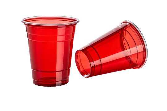 Red Plastic Cups Set