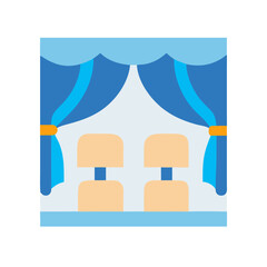  Theater Curtains Icon for Performances