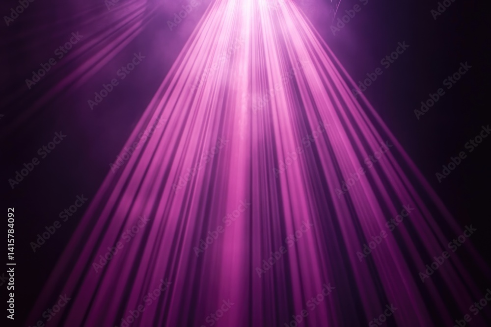 Aufkleber abstract purple light rays emanating from a bright source, creating a dramatic and ethereal visual e