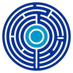 Marble Maze Vector Icon