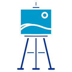 Painting Easel Vector Icon
