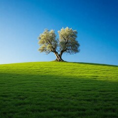 Fototapeta premium tree in the field