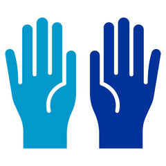 Surgical Gloves Vector Icon