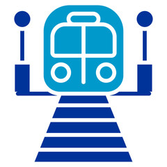Metro Station Vector Icon