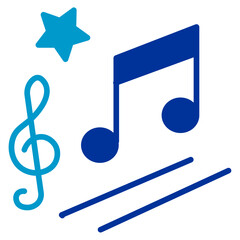Background Music Vector Icon