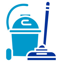 Vacuuming Sofa Vector Icon