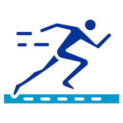 Track Lap Vector Icon