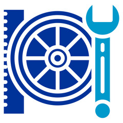 Wheel Alignment Vector Icon