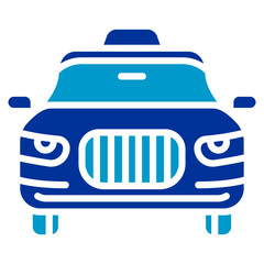 Luxury Taxi Vector Icon