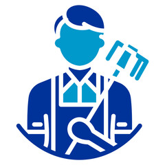 Janitor Vector Icon