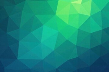 Obraz premium Geometric pattern of interlocking triangles in shades of blue and green, geometric, blue, pattern