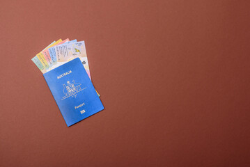 Australian passport for travelling, flying and doing business