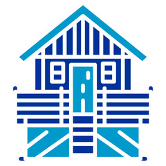 Beach Huts Icon