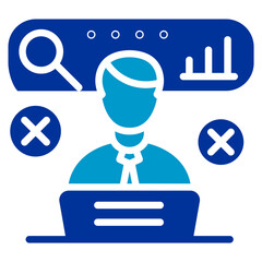 Manipulated Reports Vector Icon