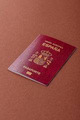 Spain passport for travelling, flying and doing business. Spanish document