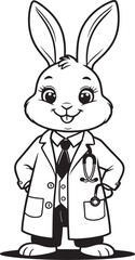 rabbit with a syringe