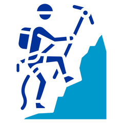 Climbing Pitons Vector Icon
