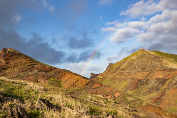 dramatic coastline with rocks of Madeira, Portugal