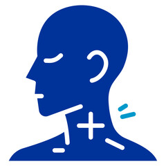 Neck Stiffness Vector Icon
