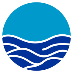 Misty Horizon Vector Icon