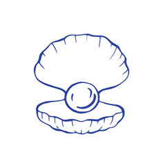 Mediterranean whimsical hand drawn sketch style illustrations