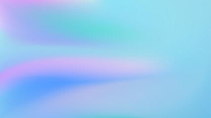 Light Blue smooth abstract gradient background. Holographic blurred