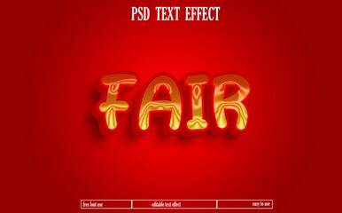 Text effect design.