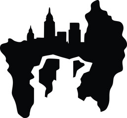 map of a city 