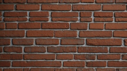Fototapeta premium Vintage Handmade Brick Wall, Red brick wall texture background 